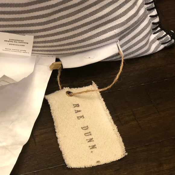 Rae Dunn BLESSED. Feather Pillow - Picture 6 of 6